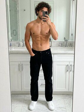 Agave Denim Mens Black Pants Waist 30 Straight Leg Relaxed Cotton